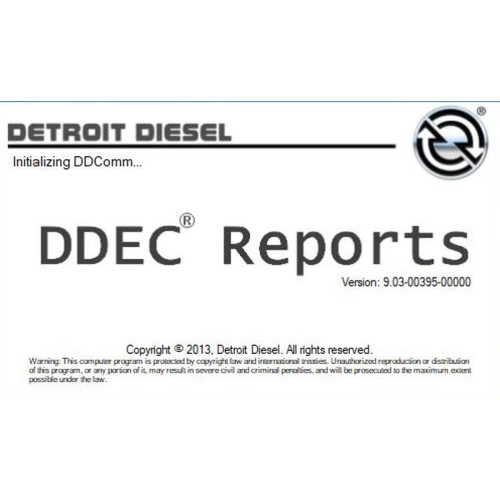 Установка программы Detroit DDEC Reports