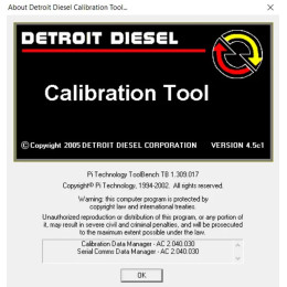 Установка программы Detroit Diesel Calibration Tool DDCT 4.5
