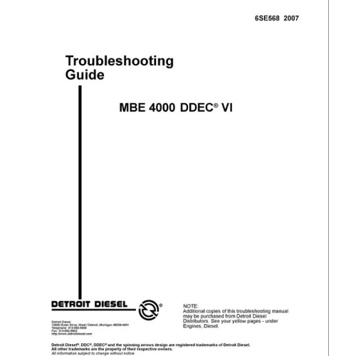 Установка каталога запчастей Detroit Diesel MBE 4000 EPC