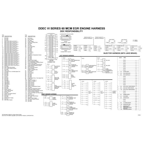 Набор электросхем Detroit Diesel Wiring Diagrams