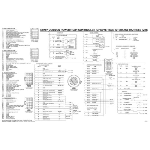 Набор электросхем Detroit Diesel Wiring Diagrams
