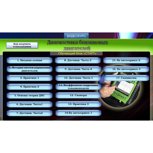 Диагностика бензиновых двигателей. Полный курс
