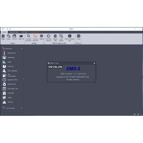Установка программы Doosan Data Monitoring System DMS-5 09.2025
