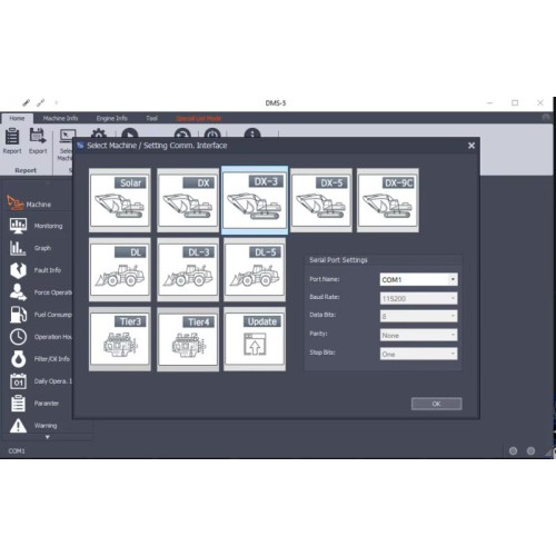 Установка программы Doosan Data Monitoring System DMS-5 09.2025
