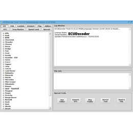 Чип тюнинг программа ECUDecoder Tools (полная лицензия + 1 год бесплатных обновлений + USB ключ)