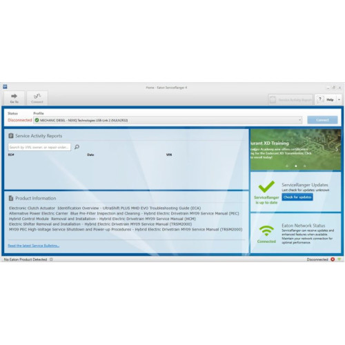 Eaton ServiceRanger 4.13 2025: Актуальная диагностика и калибровка трансмиссий Eaton