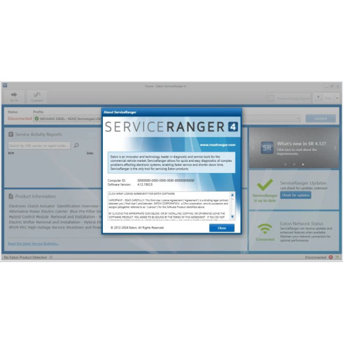 Eaton ServiceRanger 4.13 2025: Актуальная диагностика и калибровка трансмиссий Eaton