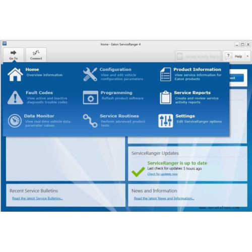 Установка программы Eaton ServiceRanger 4.6
