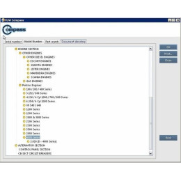 Установка программы FG Wilson Compass Genesis EPC 2014