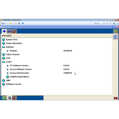 Установка программ диагностики Ford, Mazda, Lincoln, Mercuri IDS 123 (VMware)