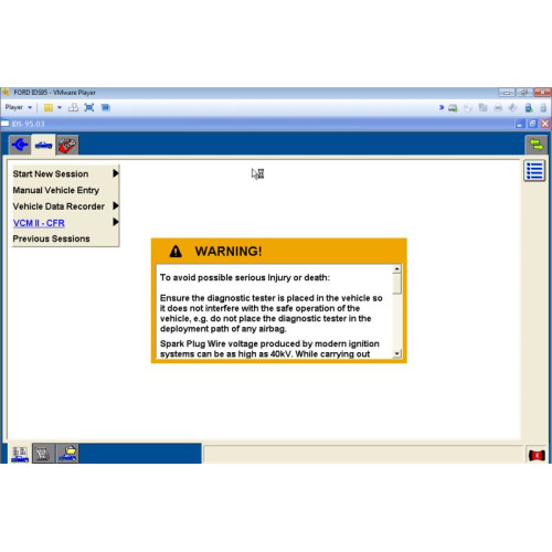 Установка программ диагностики Ford, Mazda, Lincoln, Mercuri IDS 123 (VMware)