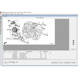 Установка каталога запчастей Honda EPC