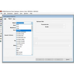 Установка каталога запчастей Honda EPC
