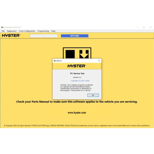 Установка программы для диагностики Hyster + Yale PC Service Tool PCST 2021