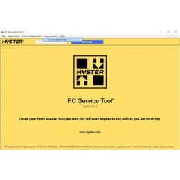 Установка программы для диагностики Hyster + Yale PC Service Tool PCST 2021