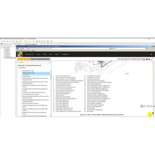 Установка программы Hyster Forklift ONeSOURCE