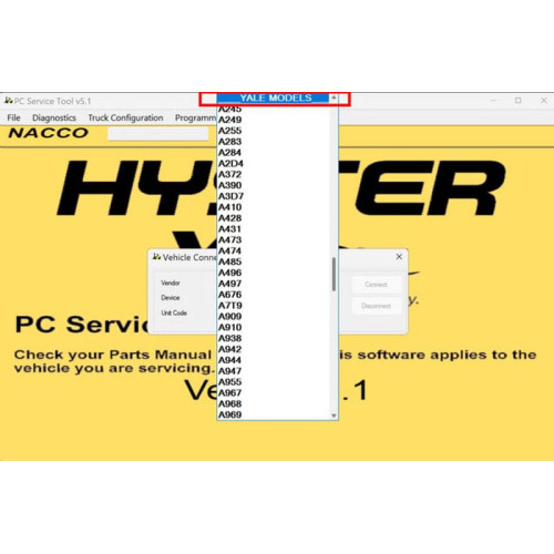 Установка программы Hyster PC Service Tool 5.1 2023