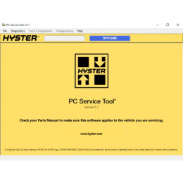 Установка программы Hyster PC Service Tool 5.1 2023