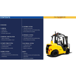 Мануалы Hyundai Forklift Trucks Service Manuals 