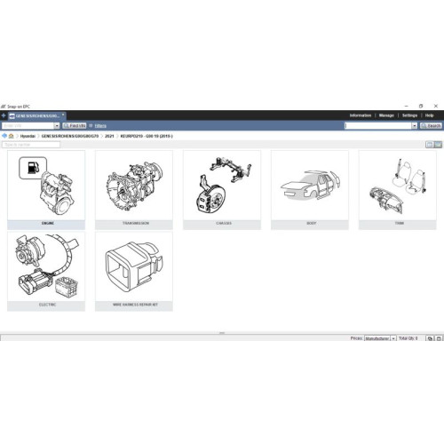 Установка программы Hyundai Global Snap-on EPC 2021
