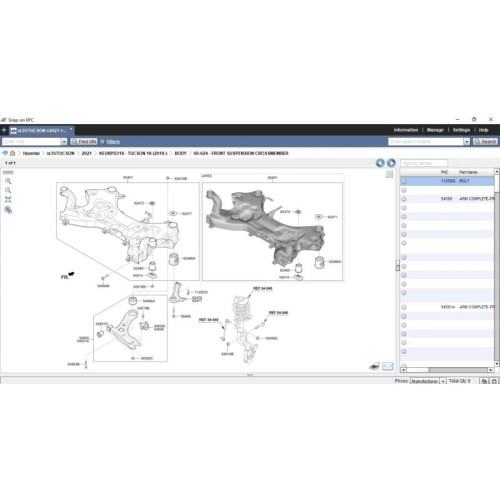 Установка программы Hyundai Global Snap-on EPC 2021