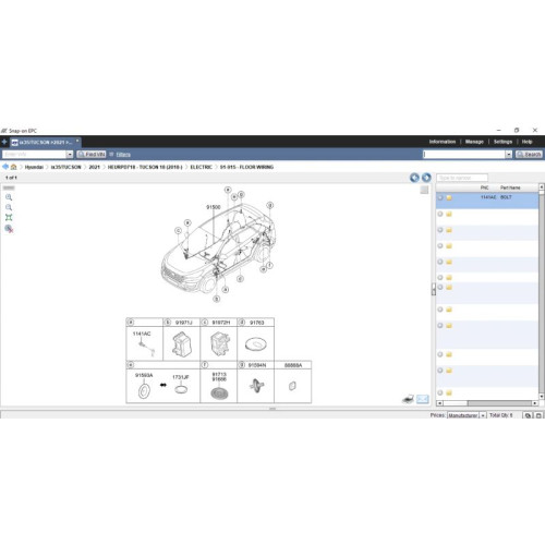 Установка программы Hyundai Global Snap-on EPC 2021