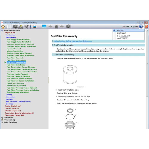 Установка программы ISUZU E-IDSS 2020