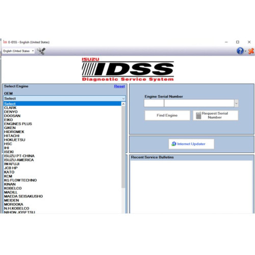 Установка программы ISUZU E-IDSS 08.2025