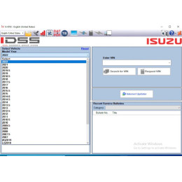 Установка программы ISUZU E-IDSS 08.2025