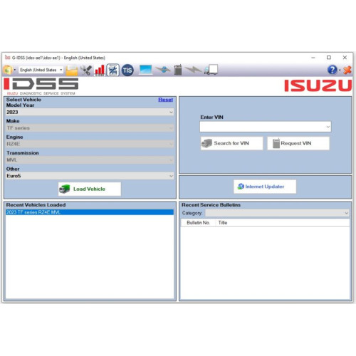 Установка программы диагностики ISUZU G-IDSS (внутреннего японского рынка) 09.2024