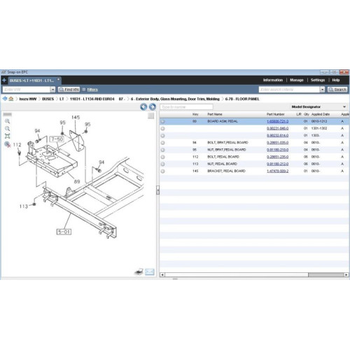 SSD 1 Тб с программой ISUZU WorldWide EPC 2019