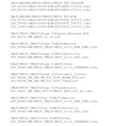 Набор калибровочных файлов JCB Flash files 2020