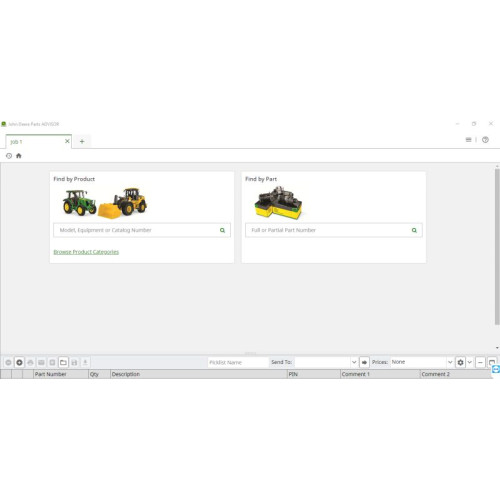 Установка программы John Deere Parts Advisor