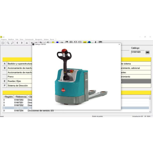 Установка программы Jungheinrich JETI ForkLift (ET SH Judit) 