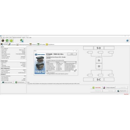 Установка программы Knorr Bremse ECUtalk