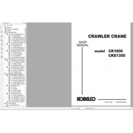 Мануалы Kobelco Crane Shop Manual, Operator, Maintenance