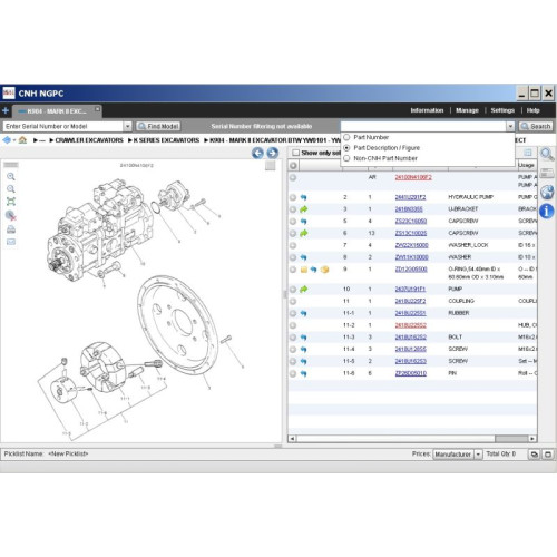 Установка каталога запчастей Kobelco Parts Catalog EPC