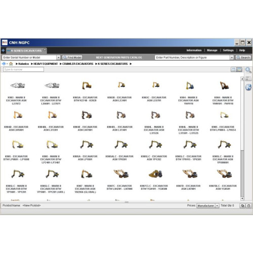 Установка каталога запчастей Kobelco Parts Catalog EPC