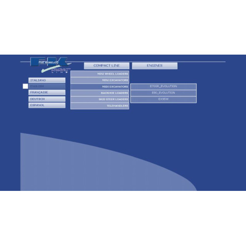 Установка программы Kobelco Repair - Compact Line, Engines