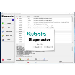 Установка программы для диагностики Kubota Diagmaster