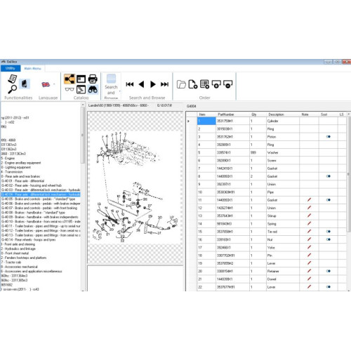 Установка каталога запчастей Landini Galileo EPC 2015