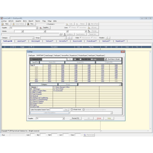 Установка каталога запчастей для легковых, грузовых авто LaserCat EPC USA 12.2024