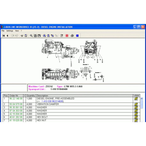 Установка программы Liebherr Lidos LWE Offline EPC Mobile Cranes 2022 (VMware)