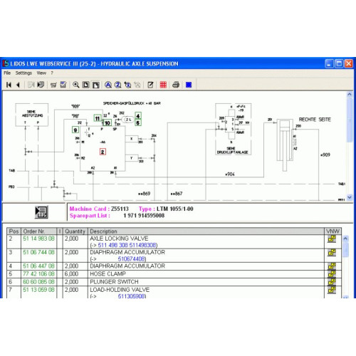 Установка программы Liebherr Lidos LWE Offline EPC Mobile Cranes 2022 (VMware)