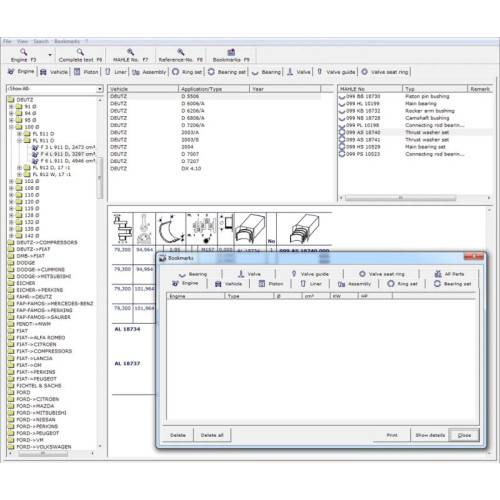 Установка программы MAHLE Aftermarket engine parts 2010