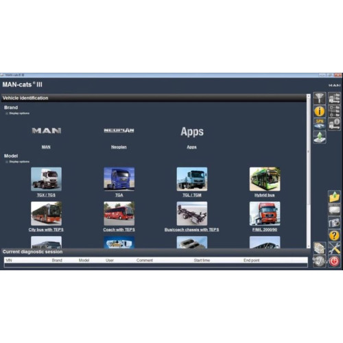 Установка программы MAN Cats III