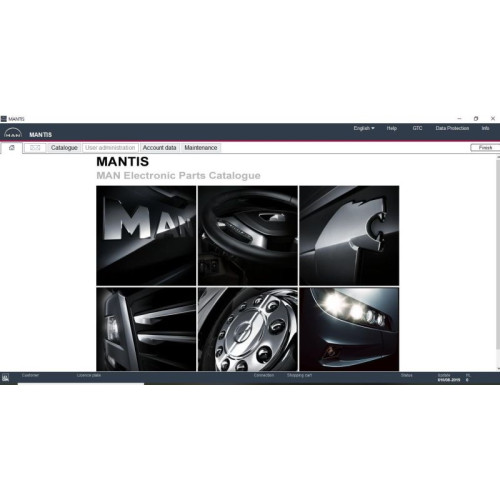 Установка каталога запчастей MAN Mantis EPC