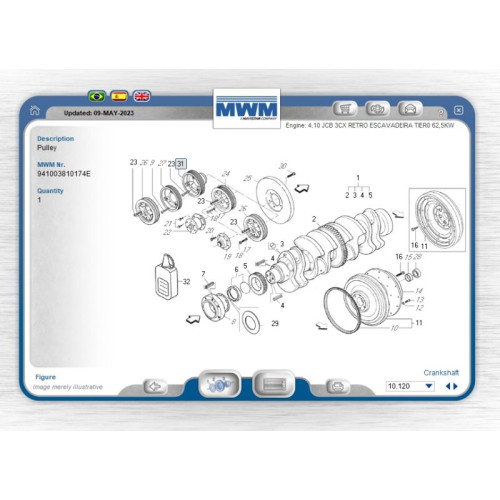 Установка каталога запчастей MWM Diesel Engines EPC 12.2024