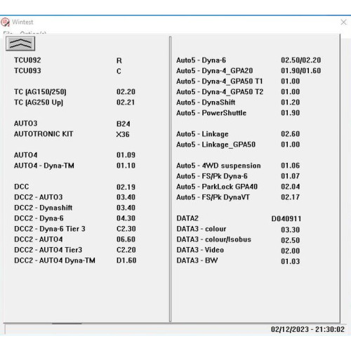 Установка программы Massey Ferguson WinTest 2.20.10 2019
