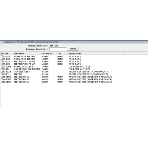 Установка программы Mazda EPC